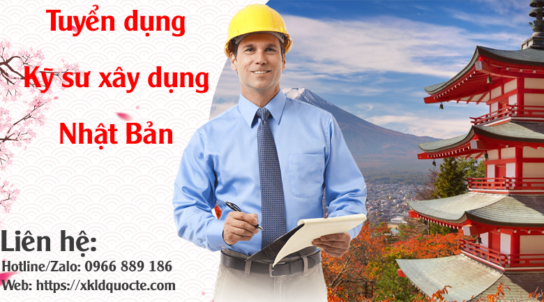 Xuất khẩu lao động Nhật Bản - Tuyển 2 kỹ sư xây dựng vẽ CAD làm việc tại Nhật Bản 2023