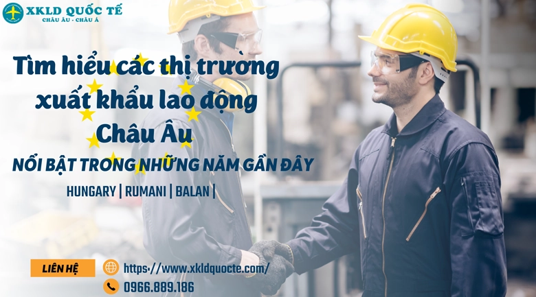 Tìm hiểu các thị trường xuất khẩu lao động Châu Âu nổi bật trong những năm gần đây